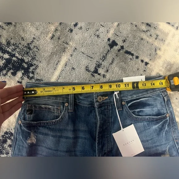 KanCan Blue Denim Jeans Shorts - Picture 5 of 12